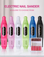 LULAA Máquina De Uñas Eléctrica Portátil Conjunto De Cortauñas Y Polvos De Esmeril Para Remover Esmalte De Gel Herramientas De Manicura - details 0