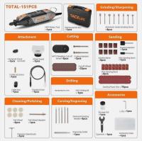 TACKLIFE RTSL50AC Kit de herramientas rotativas potente Motor de 135W - details 1