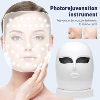 Máscara Facial LED Para El Rostro Terapia De Láser Para Eliminación De Arrugas Blanqueamiento Rejuvenecimiento Anti-Acné Sin Cable - details 2