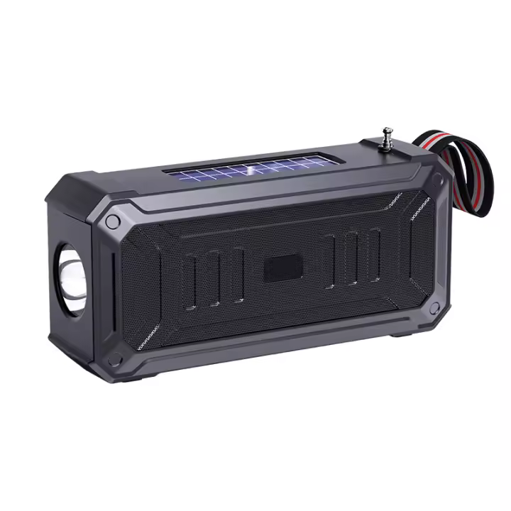 Linternas recargable Potente LED Interior Altavoz Solar Bluetooth Altavoz Bluetooth Portáthil Multifuncional Interior con Sonido Estéreo con Altavoz Inalámbrico - 1