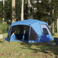 vidaXL Tienda Familiar 10 Personas Impermeable Apertura Rápida Toldo Carpa Color Gris y naranja,  Azul,  Verde y mas - details 0