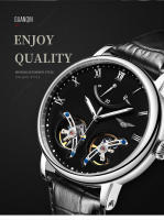 Reloj Mecánico Automático Para Hombre GUANQIN Marca De Lujo Resistente Al Agua Cristal De Zafiro Pulsera De Lujo Con Tourbillon Y Luminosidad - details 3