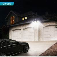 Luces Solares Al Aire Libre Con Sensor De Movimiento IP65 Impermeables 152/236 LED Super Brillantes Con 2 Sensores Luces De Inundación Solar Para Exterior - details 8