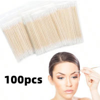 100/300pcs Pinzas De Uñas De Algodón Con Patrón De Cejas Herramienta De Arte Para Retirar Polvo De Uñas Y Detalles De Manicura - details 6