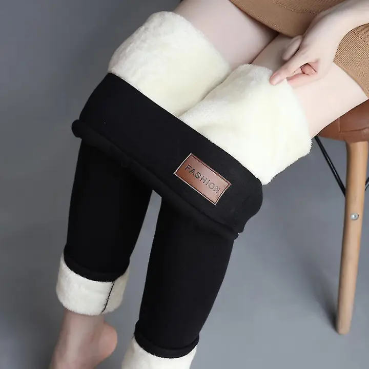 Invierno Sherpa polar Polaine para las mujeres, cinturón Alto elástico - 1