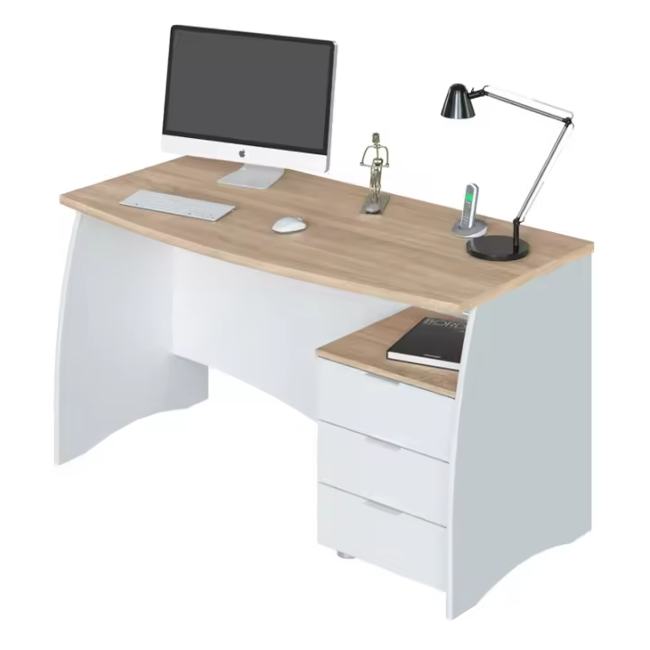 Habitdesign -Mesa de escritorio Stil Buc 3 cajones - 1