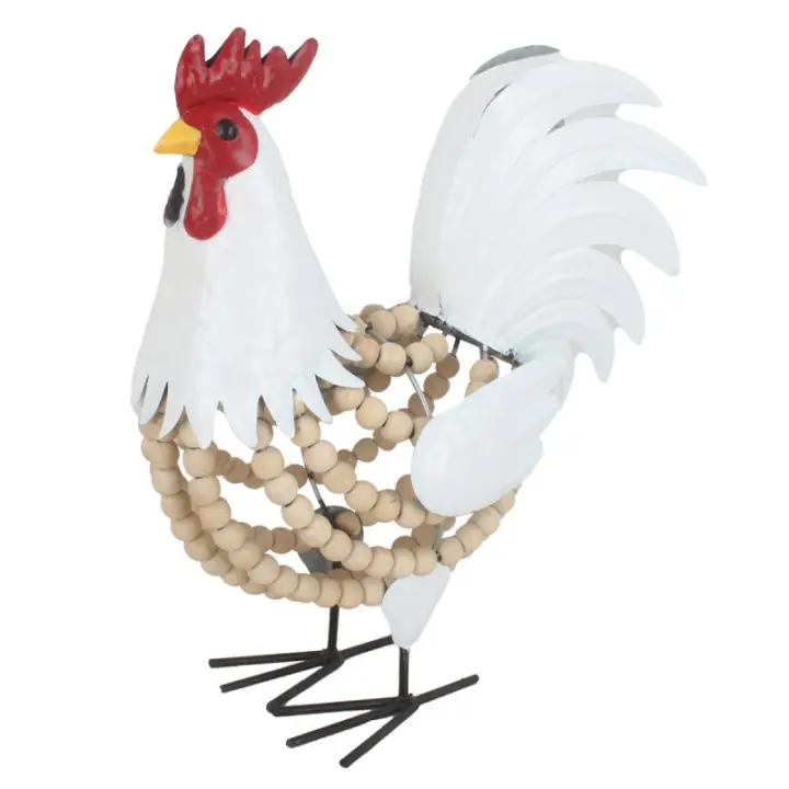Signes Grimalt ORIGEN Home Decor Gallo Animales Figura de Animal Blanco - 35x29x16cm 32592 - 1