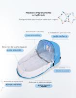 Capazo portátil-capazo de viaje/exterior ergonómico y plegable con mosquitera aisrante y transpirable - details 1