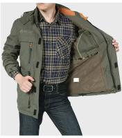 Chaqueta De Ropa Militar Para Hombres Impermeable Con Varios Bolsillos Para Camping Y Carreras Chaqueta Táctica Para Hombres - details 2