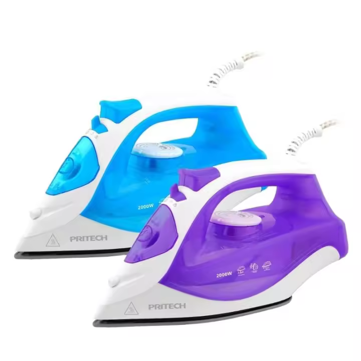 Plancha de Vapor para Ropa 2000W Suela Antiadherente de Ceramica, Antigoteo, Autolimpieza, Función de Secado, Cable de 1.8m, Cable Giratorio, Taza de Medir - 1