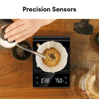 Báscula De Café Precisión Alta 3kg/0.1g Con Pantalla LCD Retroiluminada Y Timer Accesorios De Cocina Digital ABS+Silicona - details 5