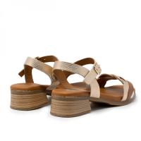 Sandalias planas de Mujer SAMBORI 2678 SANDALIA TIRAS ENGARZADAS PLATINO MULTI 31446 24V - details 1