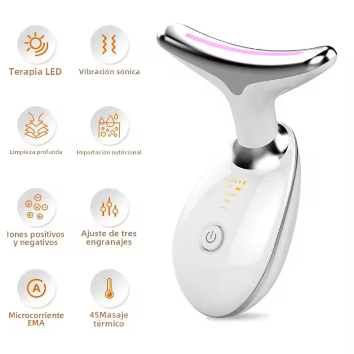 De Belleza Device Para El Cuello Y La Cara Personal Portátil Lifting Facial Masajeador Máquina De Cuidado De Belleza - 1