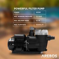AREBOS Sistema de Filtrado de Arena 400W | Caudal 10.200 L/h - details 12
