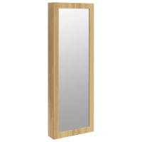 vidaXL Espejo con joyero y luces LED para pared - details 1