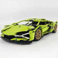 Coche De Carreras Técnico J002 Moc Bloques De Construcción Colección Educativa Juguetes Para Niños Y Niñas 1280 Piezas - details 0
