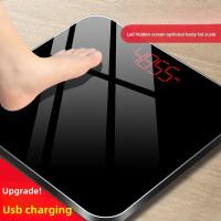 Báscula De Peso Corporal Electrónica Inteligente Recargable Por USB Y Hogar Escala De Medición Para El Baño - details 2