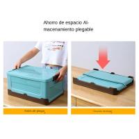 Caja De Almacenamiento Plegable Multifuncional Organizador De Plástico Contenedor Para Suministros Con Tapa 1 PCS - details 2