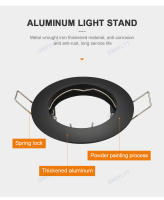 Soporte De Lámpara MR16 GU10 GU5.3 Cuerpo De Hierro Marco Con Base Socket GU10 MR16 Para Iluminación De Techo Spot - details 2
