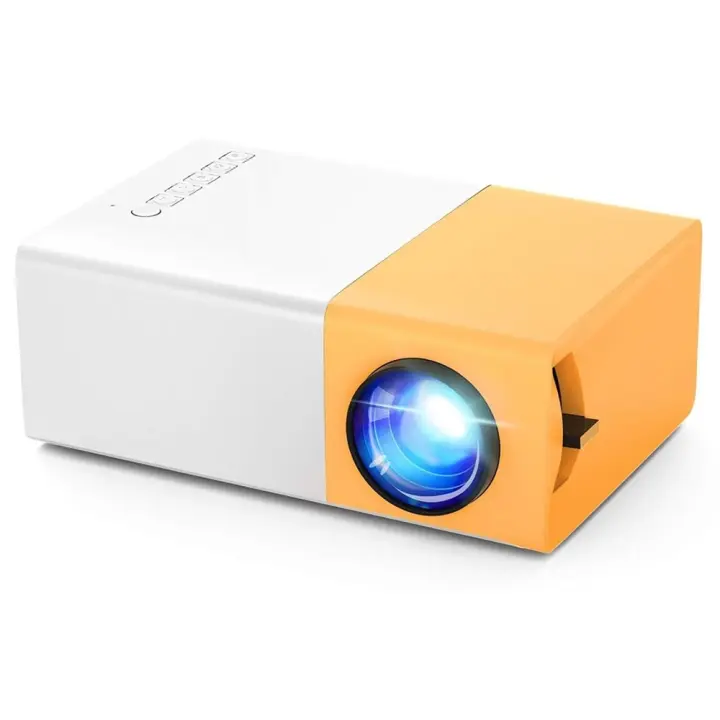 Mini proyector LED portátil Conectividad HDMI Tarjeta USB AV Micro SD - 1