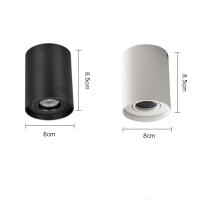 Luz De Techo Montada En Superficie 9W 12W 15W LED Downlight Bombilla Reemplazable Ángulo De Choque Ajustable AC110V 220V Moderno Para Foyer - details 4