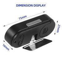 Reloj De Coche Digital Con Termómetro 2 En 1 Luminoso LCD Accesorios De Estilo Para El Coche Pantalla Digital De Tiempo Y Temperatura - details 7