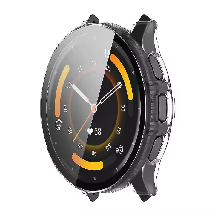 Watch case for, all-around pc cover with hd tempered glass film - 1