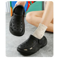 Sandalias De Plataforma Para Hombres Y Mujeres Antideslizantes Impermeables Confortables Con Tacón Medio Para Exterior - details 14