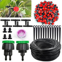 Kit De Riego Por Drip Para Jardín 5-50M Sistema Automático De Riego Para Plantas Bonsái Maceta Césped Flores Verduras Invernadero Con Boquillas 1/4'' - details 0