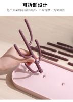 Nueva Estructura De Secado Para Botellas De Bebé En Colores Azul Y Rosa Rack De Almacenamiento Para Limpieza Y Secado De Botellas Infantiles - details 6