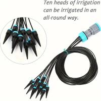 Dispositivo De Riego Automático Para Jardín Sistema De Riego Por Aspersión Con 10 Cabezales De Rociador Para Invernadero - details 1