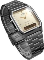 Reloj Casio VINTAGE EDGY AQ-230GG-9A unisex dial analógico y digital Hora dual - alarma - details 9
