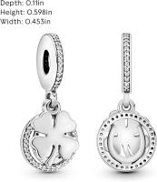 Charm Colgante Herradura DE LA Sierte 799157 C01 Mujer Plata-Buena Sierte, Viene con El embalaje de Caja de Giunte original. - details 2