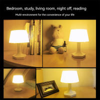 Lámpara De Mesa LED Recargable Con Doble Interruptor Color USB Luz De Noche Para Dormitorio Cuidado De Los Ojos Para Lectura Decoración - details 1