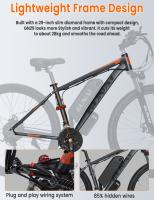GUNAI GN29 Bicicleta Eléctrica, Neumáticos de 29*2.1 pulgadas, Motor de 750W, Velocidad Máxima de 50km/h, Batería de 15Ah, Alcance Máximo de 90km, Carga Máxima de 130kg, Frenos de Disco Dobles, Bicicleta de Montaña E-Bike - details 5