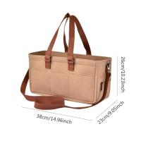 Organizador De Pañales Para Bebé Bolsa Portátil Y De Mano Para Mesa De Cambio Y Coche Bins De Almacenamiento Para La Guardería Tamaño 38*26*23cm - details 2