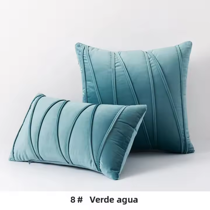  Fundas De Cojines De Terciopelo Modernas Suaves Y Sólidas En Colores Amarillo Y Crema Para Sofá Dormitorio Coche Estilosos De 30x50cm 45x45cm 50x50cm - 1