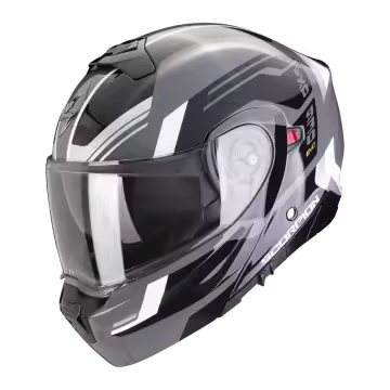 Casco Scorpion Exo-930 Evo Sikon Gris Negro Blanco 22.06 194-428-176 - 1