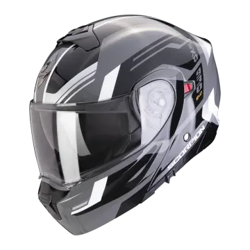 Casco Scorpion Exo-930 Evo Sikon Gris Negro Blanco 22.06 194-428-176 - 1