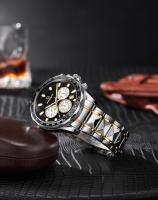 Reloj De Pulsera De Lujo Para Hombre Resistente Al Agua Con Fecha Y Luminiscencia Reloj De Cuarzo De Acero Inoxidable Deportivo Y Casual - details 10