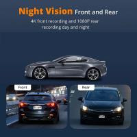 Cámara De Volante 4K GPS WIFI Con Monitor De Estacionamiento 24h Doble Cámara Frontal Y Trasera Visión Nocturna DVR Mini Video Registrador Para Coche - details 4