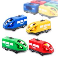 Tren Eléctrico Magnético Con Muñeca De Juguetes Compatible Con Vías De Madera Para Niños Vehículo De Acción Diecast Sin Batería Material ABS - details 6