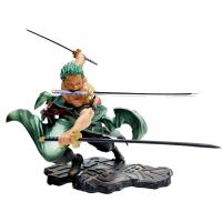 Figura De Acción One Piece 10CM Luffy Y Roronoa Zoro Con Tres Espadas Estatua De Anime PVC Colección Modelo Juguete Para Niños - details 2