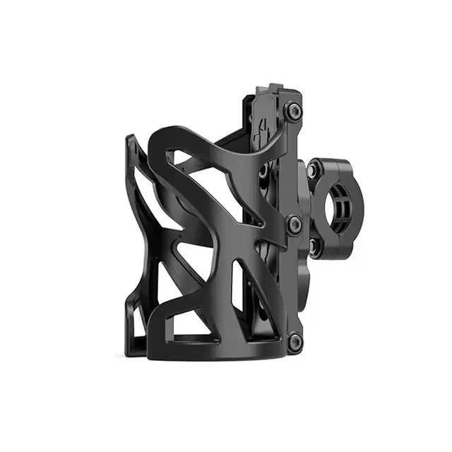 Soporte De Bebida Universal Para Motocicleta 1PC Accesorios De Modificación De Bicicleta Soporte De Botella De Agua Material ABS CNC Tamaño Universal - 1