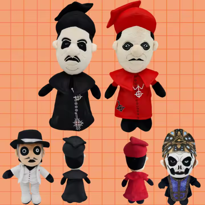 Muñeco De Peluche 25cm De La Banda Fantasma Cardinal Copia Regalo De Navidad Y Halloween Para Niños Relleno De Algodón PP - 1