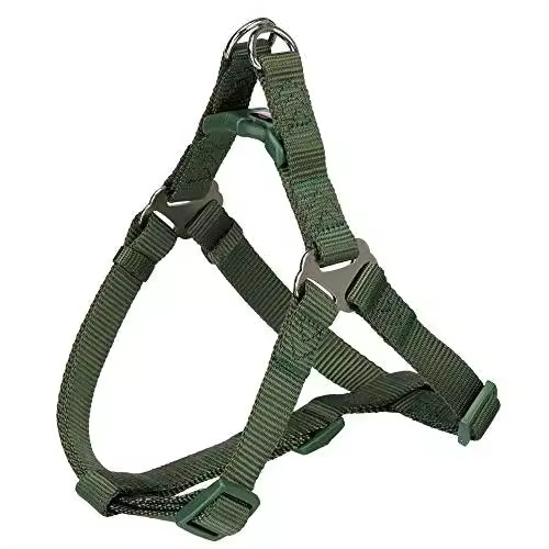 TRIXIE Petral NEW Premium, S, 40–50cm/15mm, Verde Selva - 1