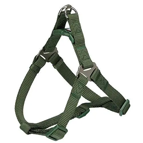 TRIXIE Petral NEW Premium, S, 40–50cm/15mm, Verde Selva - 1
