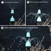 2-en-1 Rojellor De Jardín Ajustable Con Conector De 1/4" 4/7mm Accesorios De Riego Para Jardín En 3 Colores - details 3