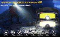 Potente Linterna De Corbata Recargable COB LED Farol De Exterior Luces De Emergencia Para Trabajo Nocturno Camping Suministros De Aventura Apta Para Pesca Ciclismo Senderismo Escalada - details 1