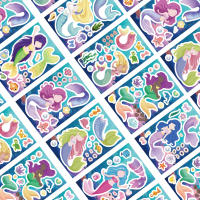 Puzle De Mermaids Princesa 8/16/24 Pcs Pegatinas Lindas Para Niños DIY Juguete Armar Rostro Resistente Al Agua Regalos De Fiesta - details 6